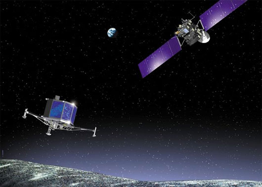 Picture 2 of The Rossetta captures a scene of comet formation