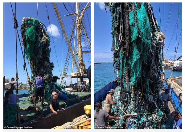 Picture 1 of The salvage can be tons of horrible waste than plastic waste on the ocean floor