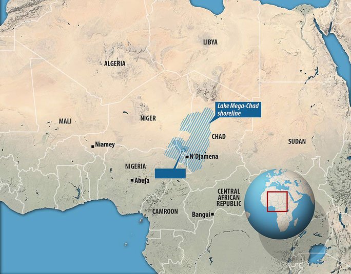 Picture 2 of The satellite captures an unprecedented 'ghost sea' in the Sahara Desert