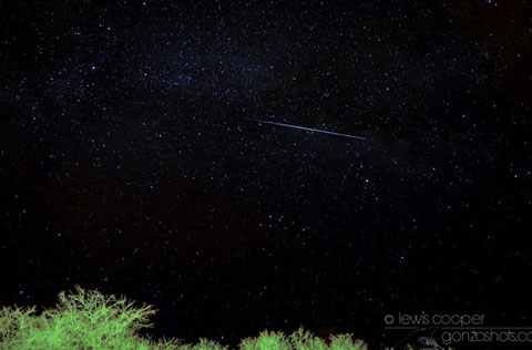 Picture 3 of The scene of the Lyrids meteor in America