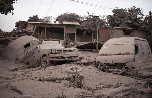 Picture 5 of The scene of the terrible volcanic eruption in Guatemala