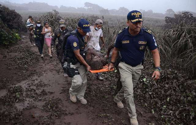 Picture 9 of The scene of the terrible volcanic eruption in Guatemala