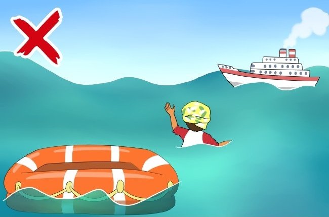 Picture 10 of The secret should be clear when floating in the open sea