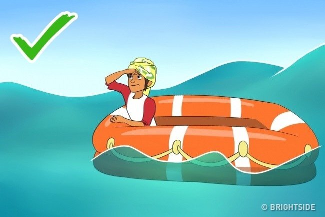 Picture 12 of The secret should be clear when floating in the open sea