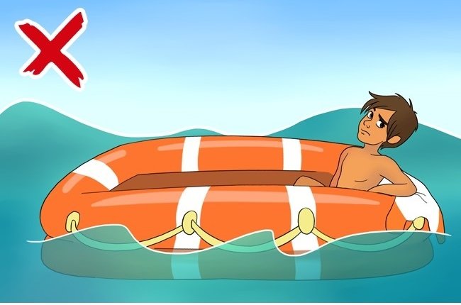 Picture 5 of The secret should be clear when floating in the open sea