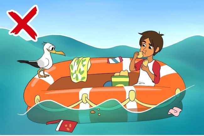 Picture 7 of The secret should be clear when floating in the open sea