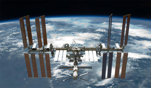 Picture 1 of The Soyuz spacecraft and the International Space Station have successfully connected