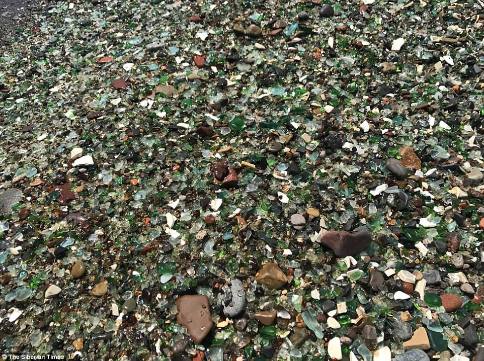 Picture 8 of The sparkling glass beach is in danger of disappearing
