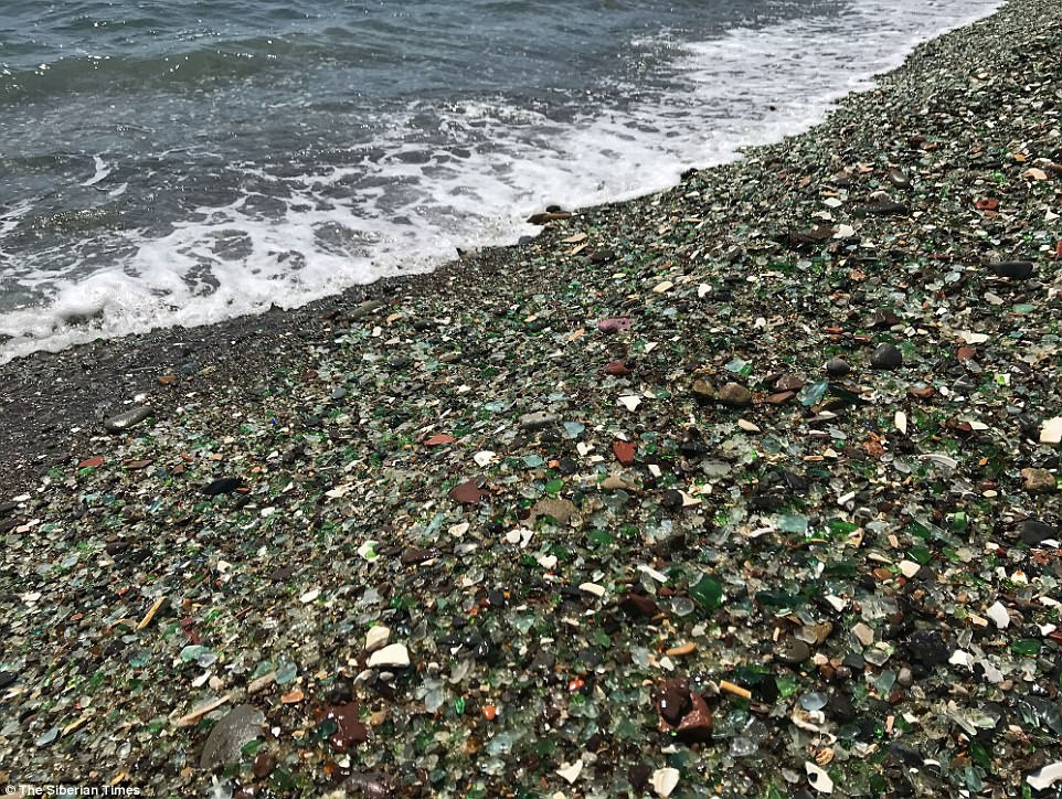 Picture 9 of The sparkling glass beach is in danger of disappearing
