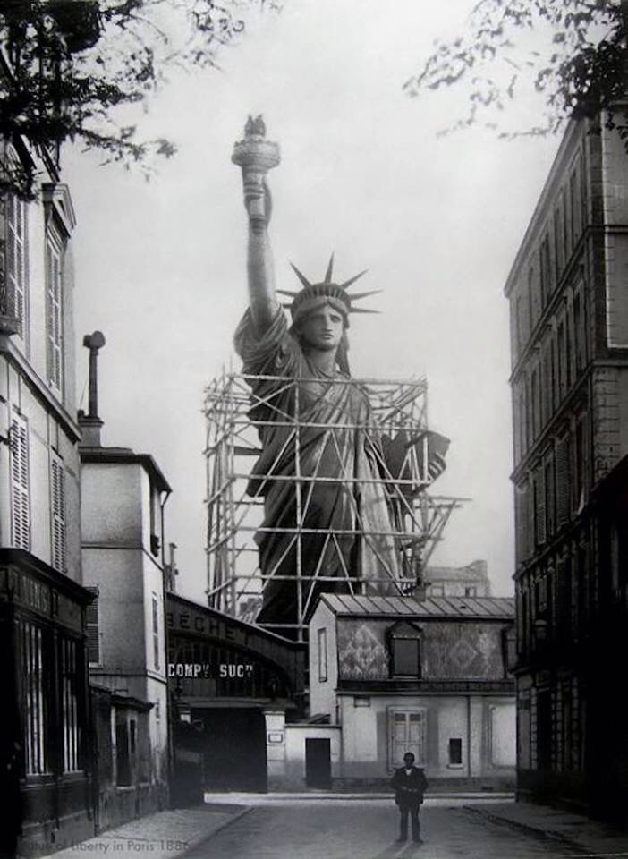 Picture 4 of The special status of a man whose face is the prototype of the Statue of Liberty