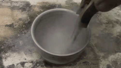Picture 6 of The 'strange' thing happens when gasoline and liquid nitrogen meet