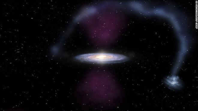 Picture 1 of The supermassive black hole exploded 300,000 years at the beginning of mankind