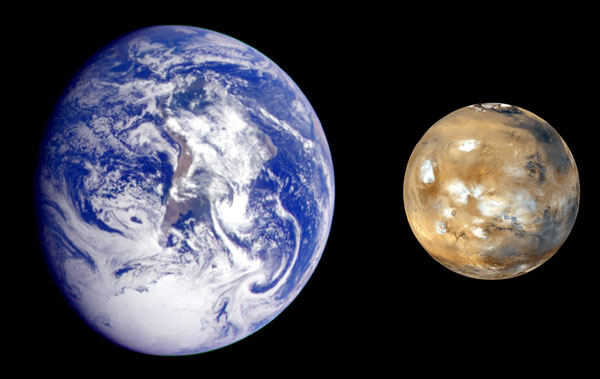 Picture 3 of The surface of Mars is still inactive