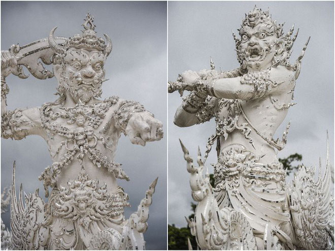 Picture 5 of The Thai temple possesses a hell bridge, dead man's arms and a gate to heaven