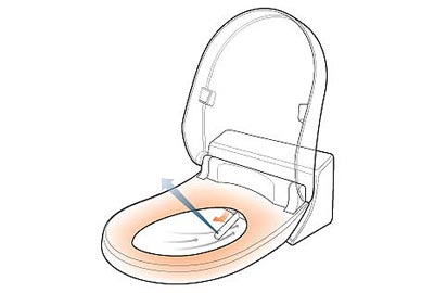 Picture 1 of The toilet does not need toilet paper