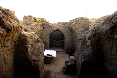 Picture 6 of The tomb inside the pyramid at Abydos