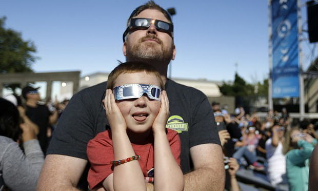 Picture 5 of The total solar eclipse from the west to the east of the United States