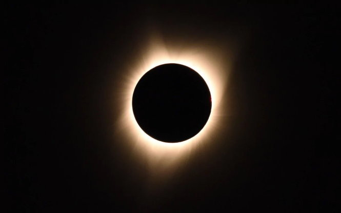 Picture 8 of The total solar eclipse from the west to the east of the United States