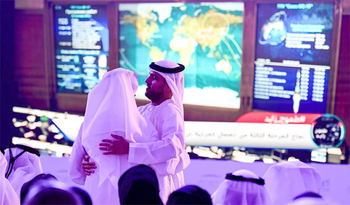 Picture 1 of The UAE records its name in the history of the ISS