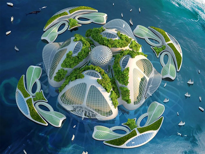 Picture 3 of The underwater village is independent of energy