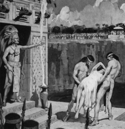 Picture 7 of The underworld and continually sacrificed 'cold' Mayan people