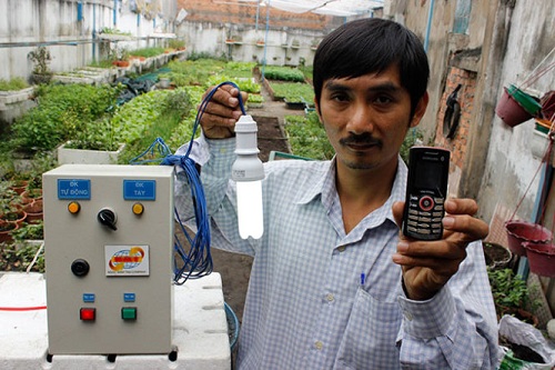 Picture 2 of The unique vegetable irrigation system in Vietnam