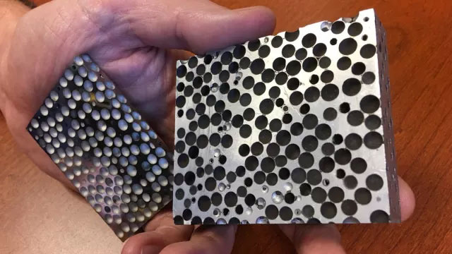 Picture 1 of The United States developed a bullet-proof metal foam