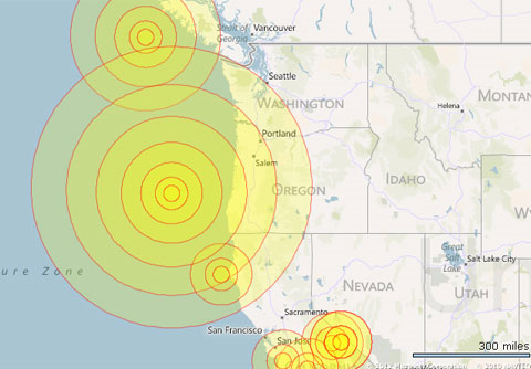 Picture 1 of The US West Coast again shook because of the earthquake