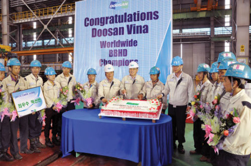 Picture 1 of The Vietnamese won the first prize of Doosan Technical Innovation