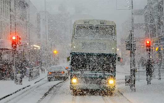 Picture 1 of The weather in the UK becomes colder due to climate change