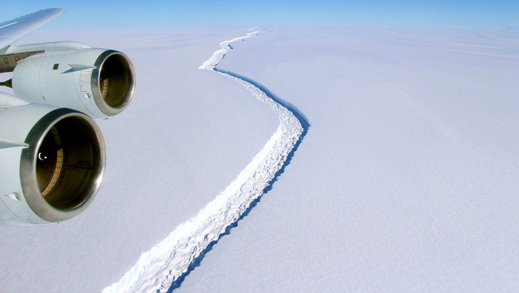 Picture 1 of The world's largest iceberg is at risk of breaking away from Antarctica
