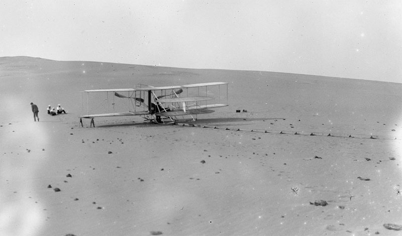 Picture 13 of The Wright brothers' first flights
