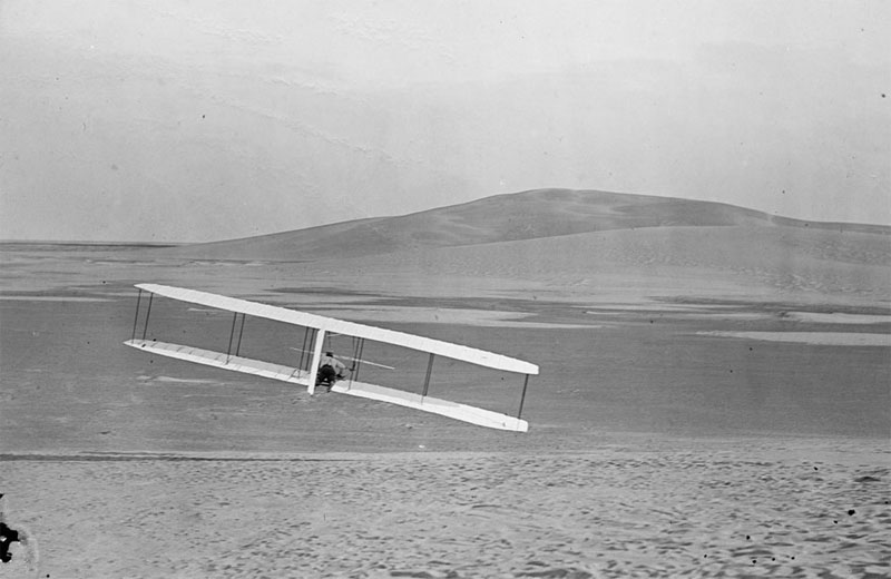 Picture 7 of The Wright brothers' first flights