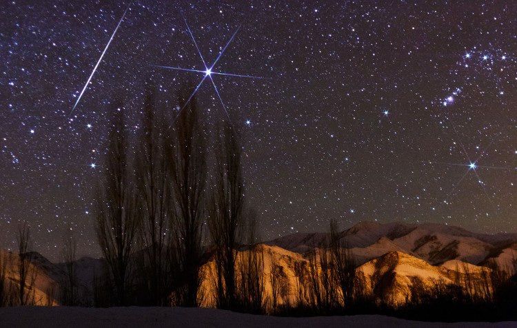 Picture 1 of There are the largest Geminids meteor showers in 2017