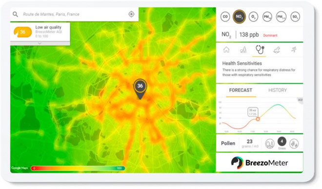 Picture 2 of These applications measure air pollution instead of AirVisual