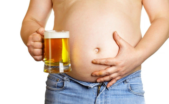 Picture 1 of Thin people with beer belly have a higher risk of death than obese, overweight people