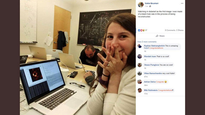 Picture 2 of This 29-year-old girl is the one who helps find the world's shaken black hole