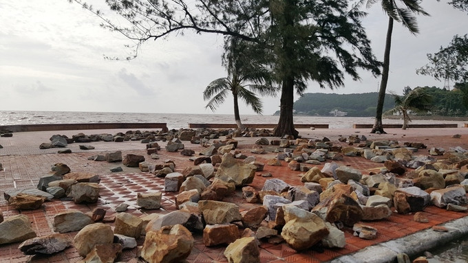 Picture 1 of This afternoon, low pressure went to Quang Ninh - Hai Phong provinces