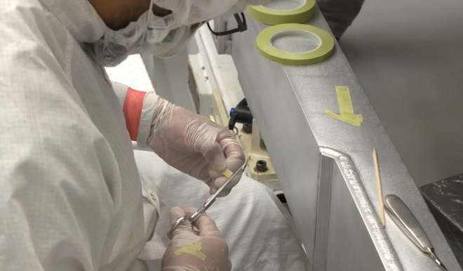 Picture 4 of This process of painting the Mars probe is so complex and meticulous