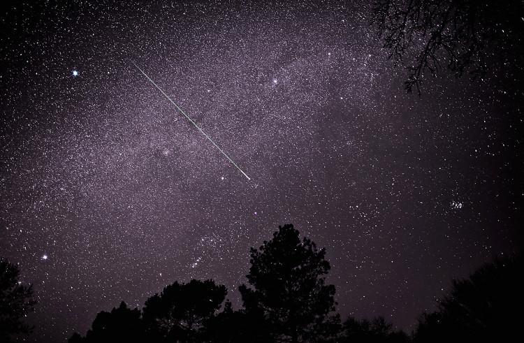 Picture 1 of This week the world admires huge meteor shower with the naked eye