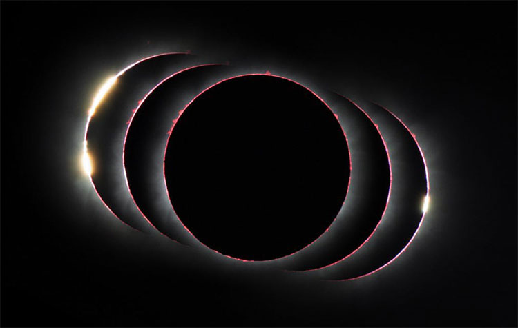 Picture 1 of 'Three diamonds in the sky' won the scientific prize 2018
