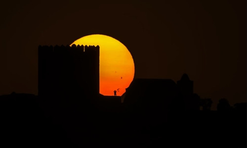 Picture 1 of Three Sunspots viewed from Earth