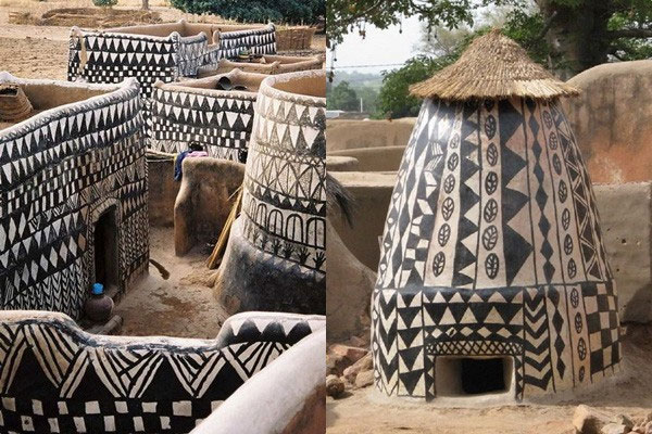 Picture 12 of Tiébélé: An ancient village made of cow dung, every house is a work of art