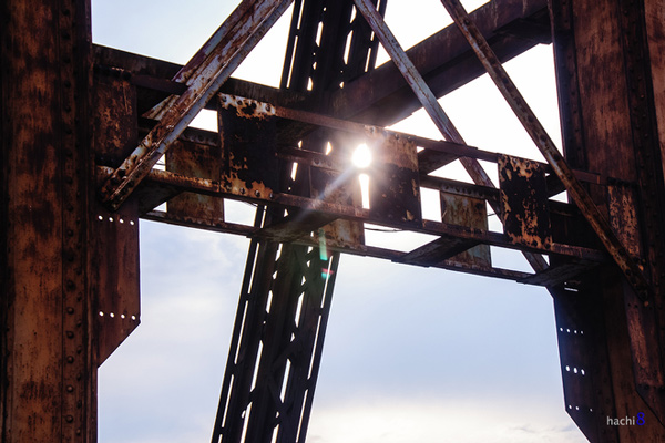 Picture 8 of Time stamp on Long Bien bridge