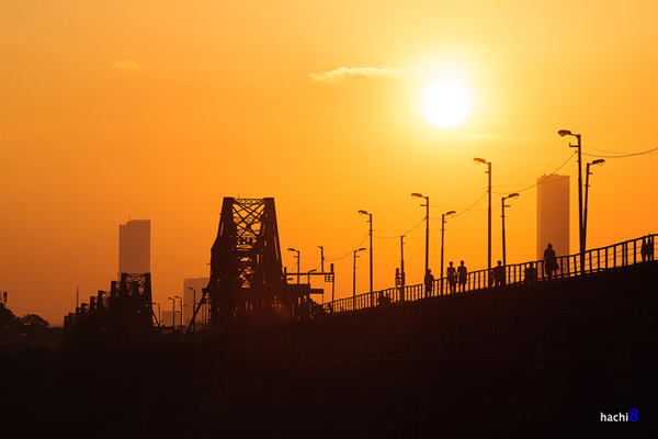 Picture 9 of Time stamp on Long Bien bridge