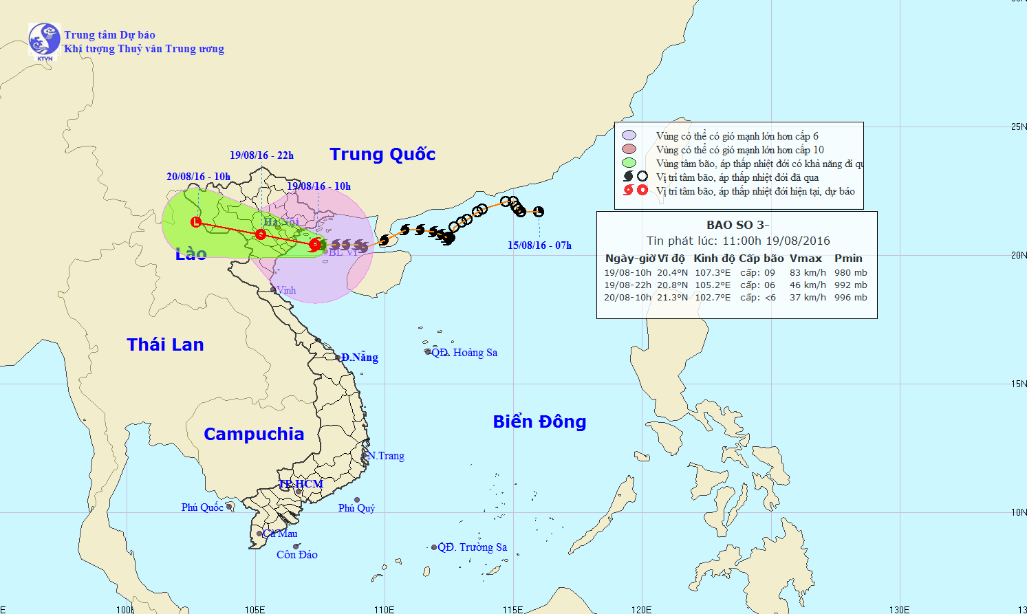 Tin latest storm No. 3: Lightning storms landed in Hai Phong - Ninh Binh