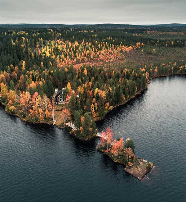 Picture 6 of Tiny island Kotisaari four seasons rather beautiful leaves as in fairy