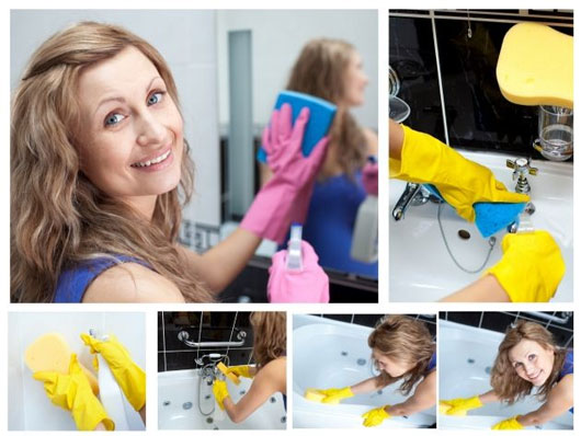 Picture 1 of Tips for cleaning the bathroom easily