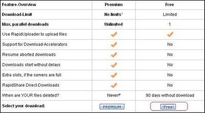 Picture 2 of Tips to download from Rapidshare