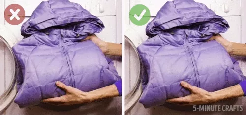 Picture 2 of Tips to help wash winter life jackets so that long-sleeved shirts are damaged